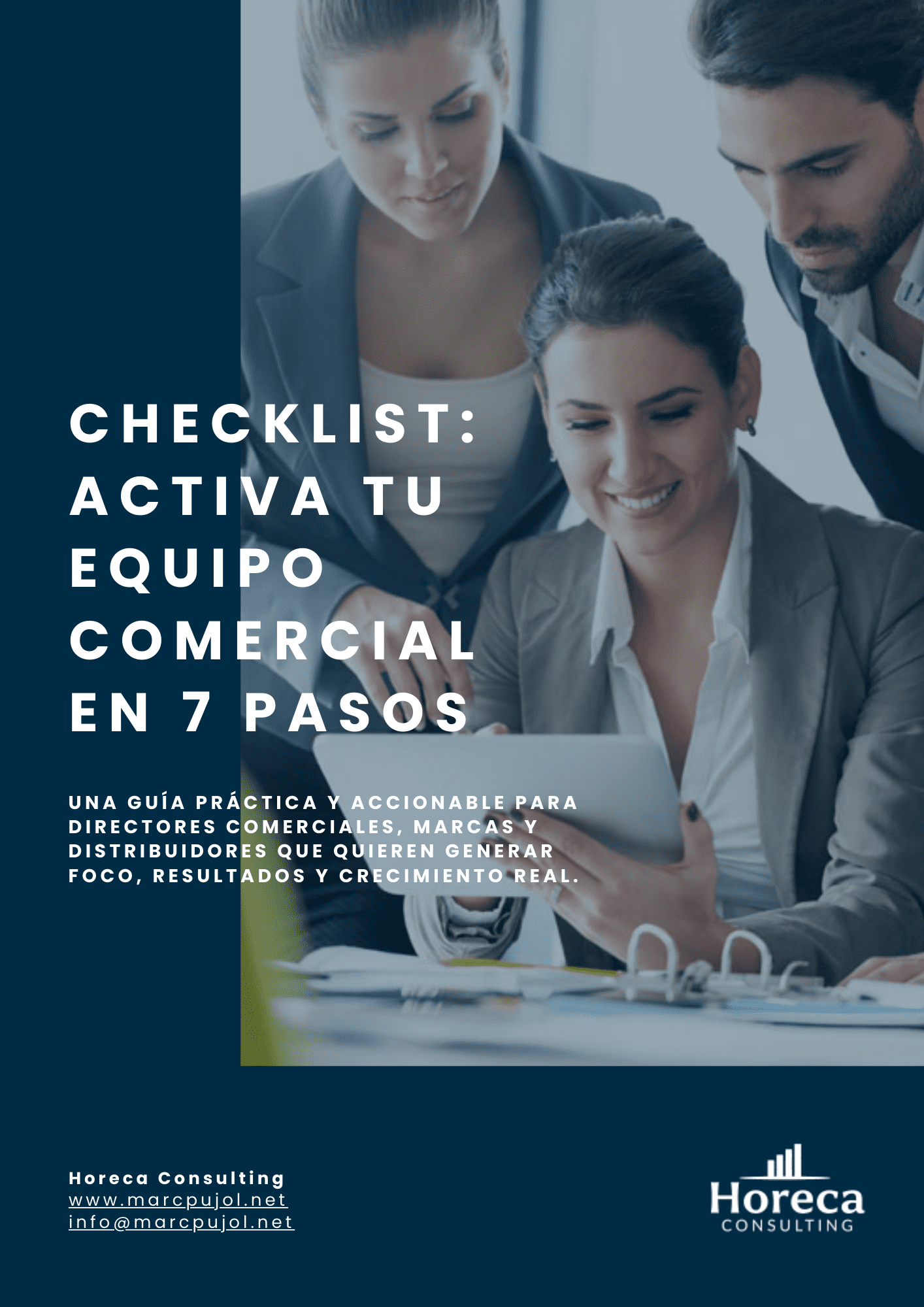 Checklist: Activa tu equipo comercial Horeca en 7 pasos